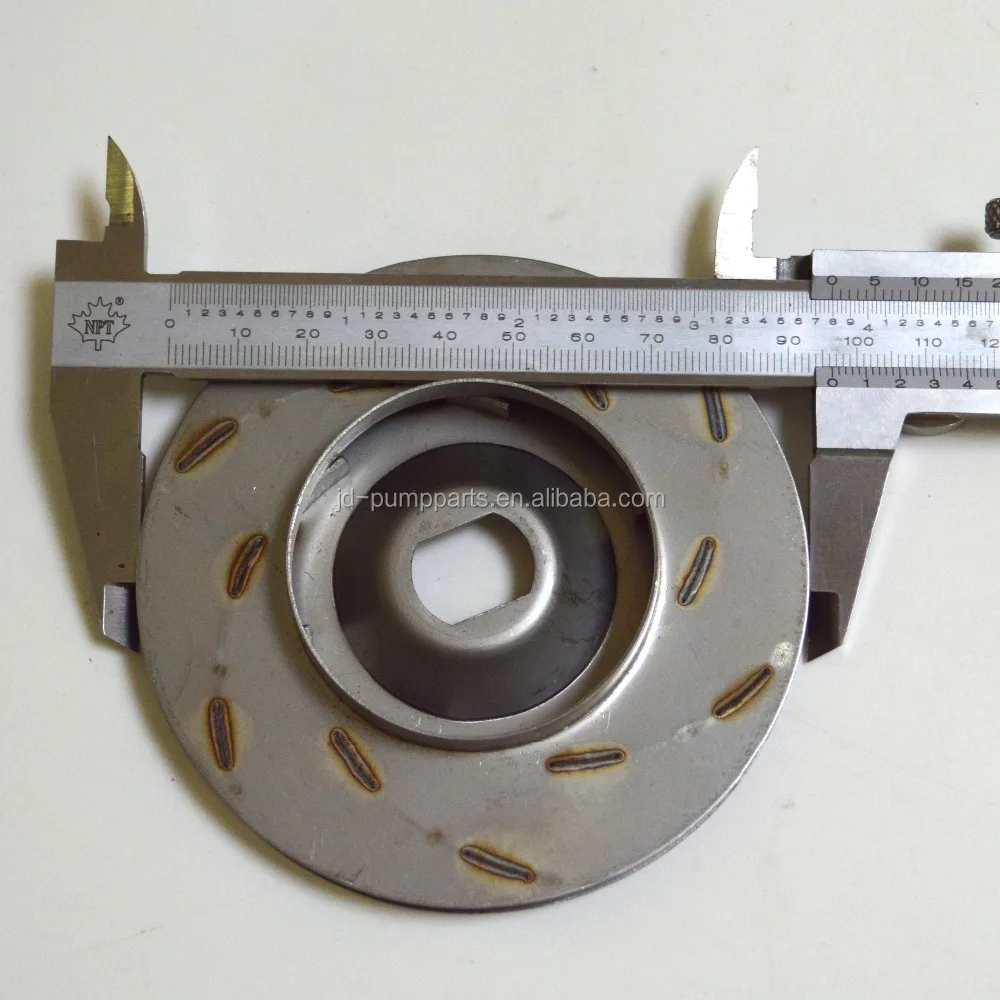 Stainless steel pump impellers for 8T multistage pump with laser repair welding
