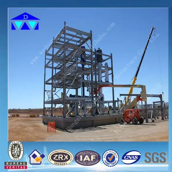 
big light prefabricate steel structural warehouse or workshop in India 