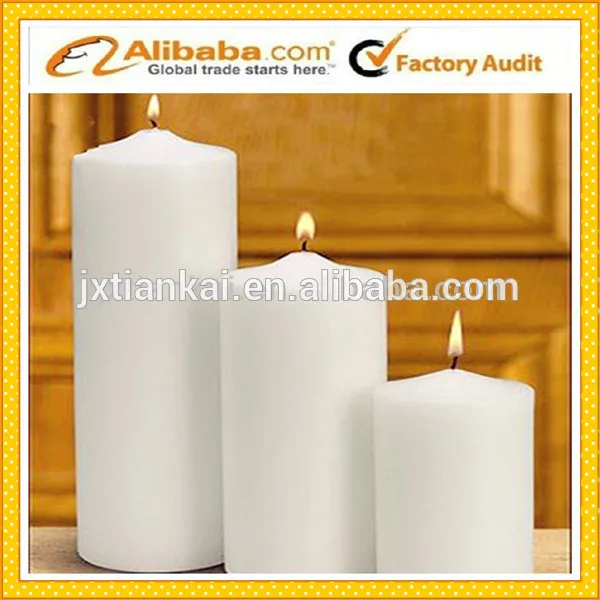 pray using church candles, white memorial candles, pillar cadles