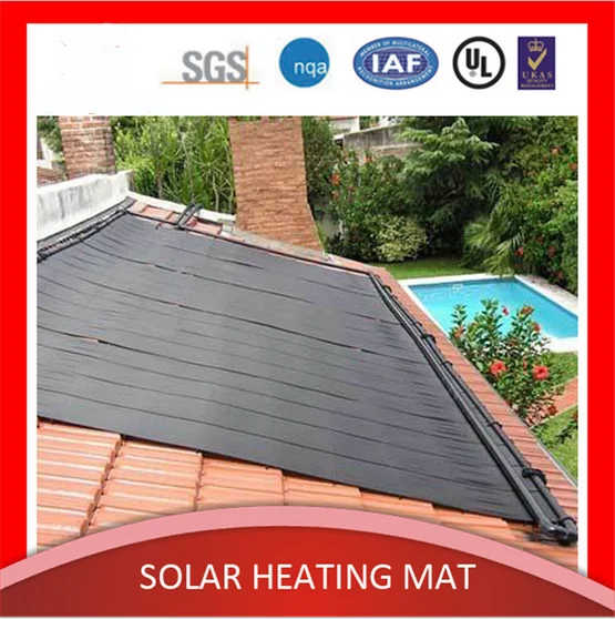Swimming pool flexible rubber solar heating mat Swimming pool collectors