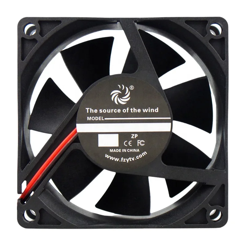 Radiator brushless dc 6v 12v 24v cooling 70mm 70x70x25mm axial fan