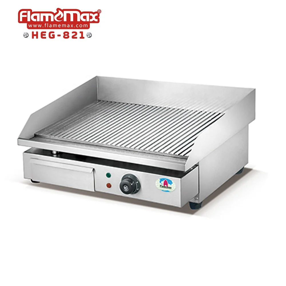 HGG-751B Hotel Restaurant Equipment Commercial Charbroilers Gas Giddle Plate With Gas Deep Fryer