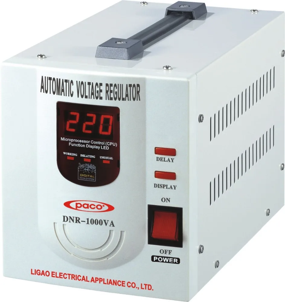 Digital avr 1000watts Automatic Low Voltage Stabilizer/voltage Regulator for 110VAC 220VAC home appliances