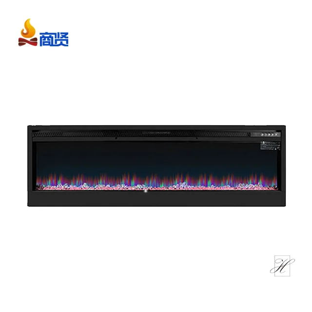 110V 220V Home Decorative Heater 3D Flame Recessed Wall Mounted Electric Fireplace Elektrische Sfeerhaard