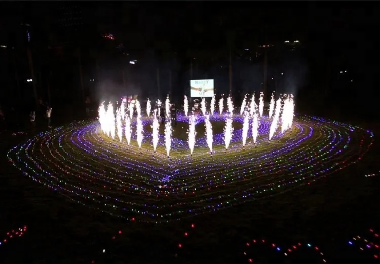 Wedding Popular Stage Equipment 850W Cold Spark Fountain Machine Firework Flame Machine with DMX512