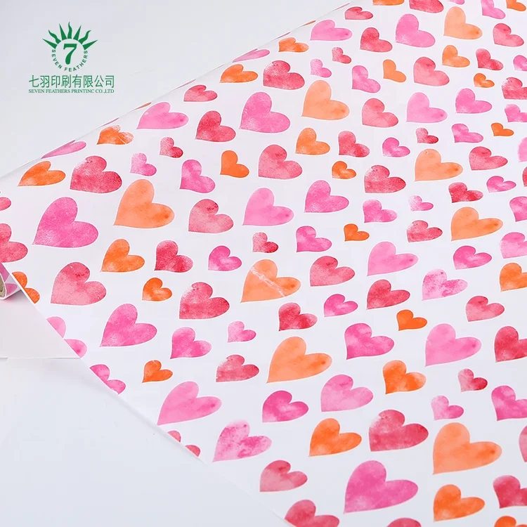 Art Colorful Gift Wrapping Paper Florist Flower Wrapping Paper