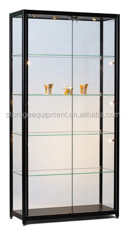 Luxury store used glass showcases for promotion gift