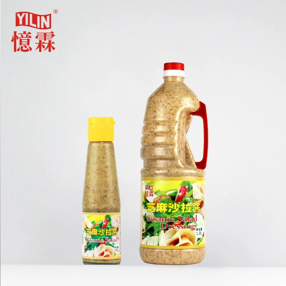 1.8L Japanese sesame salad dressing Goma salad dressing sauce with low factory price