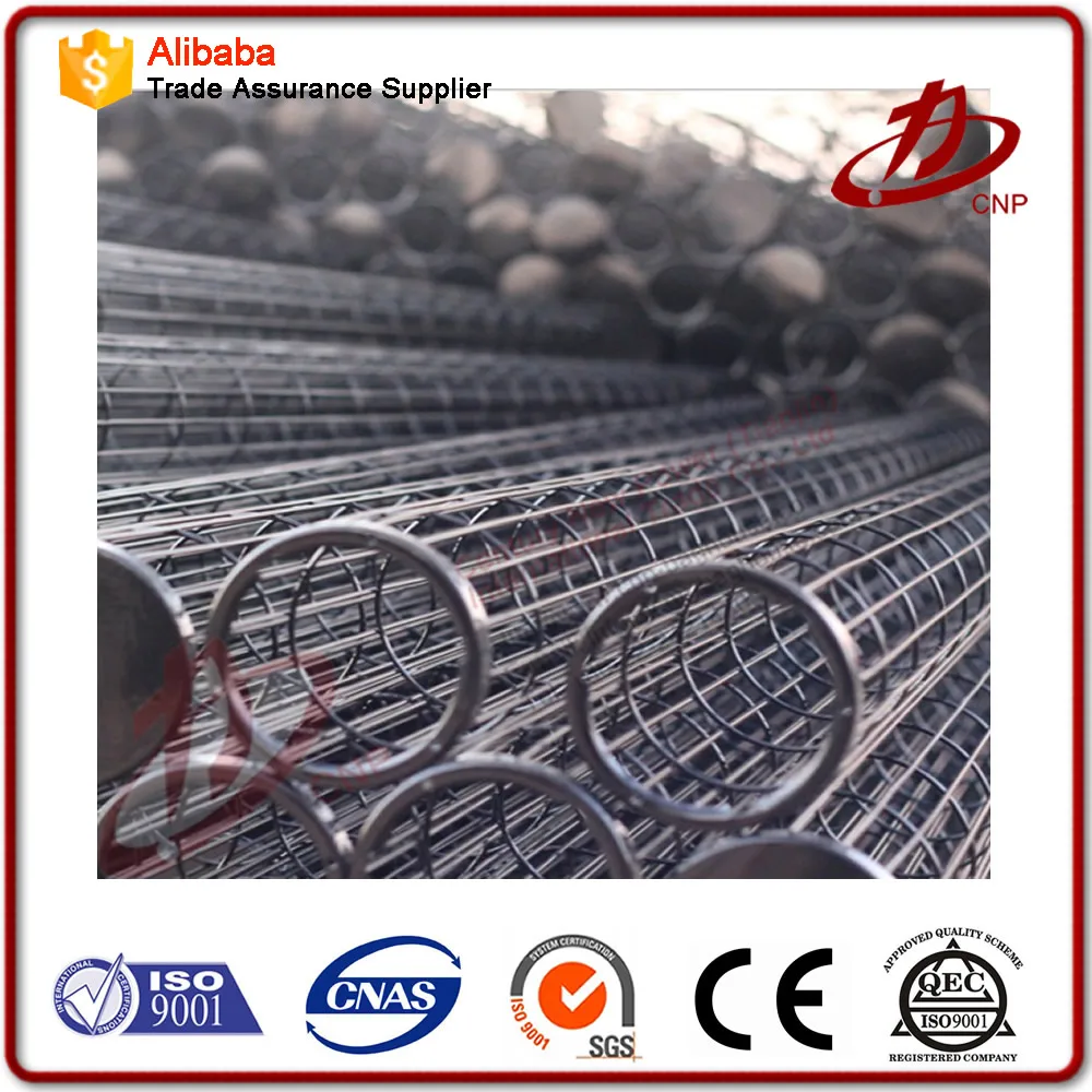 Venturi filter cage / filter bag skeleton for bag filter