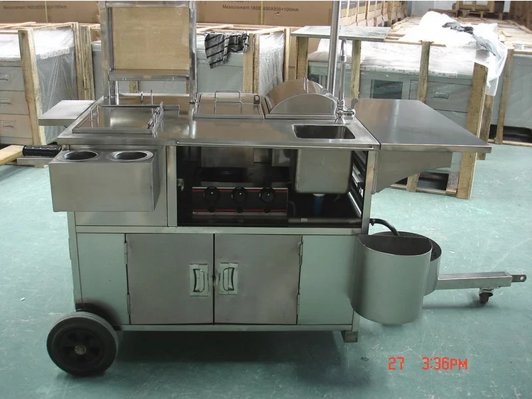Factory price mobile food cart mobile food cart with wheels