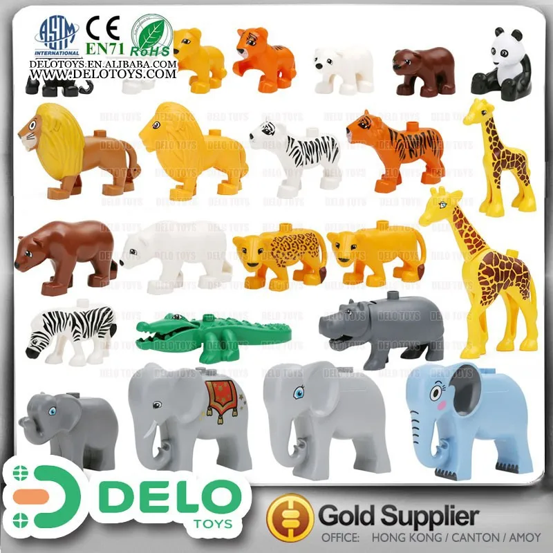 Строительные блоки оптом животных для небольших ребенок DE0204093