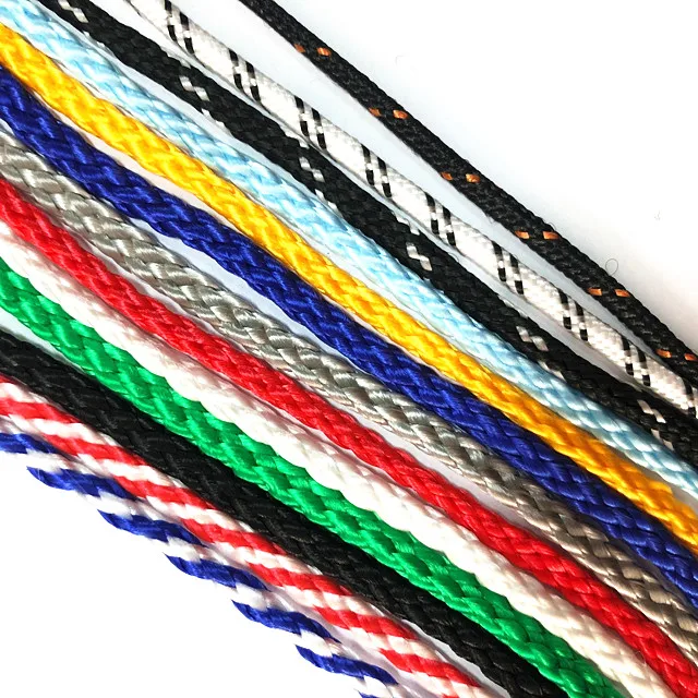 Anti-aging polypropylene rope flat braid rope 6mm