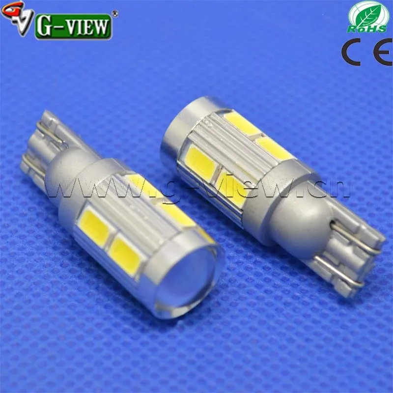 Лучшая цена 194 8smd 5630 + 5 Вт кри T10 привело авто Лампы t10 5630 лампа 2 года гарантии
