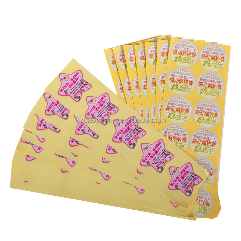 Shenzhen Manufacturer Customized Logo Printing Self Adhesive PET Labels