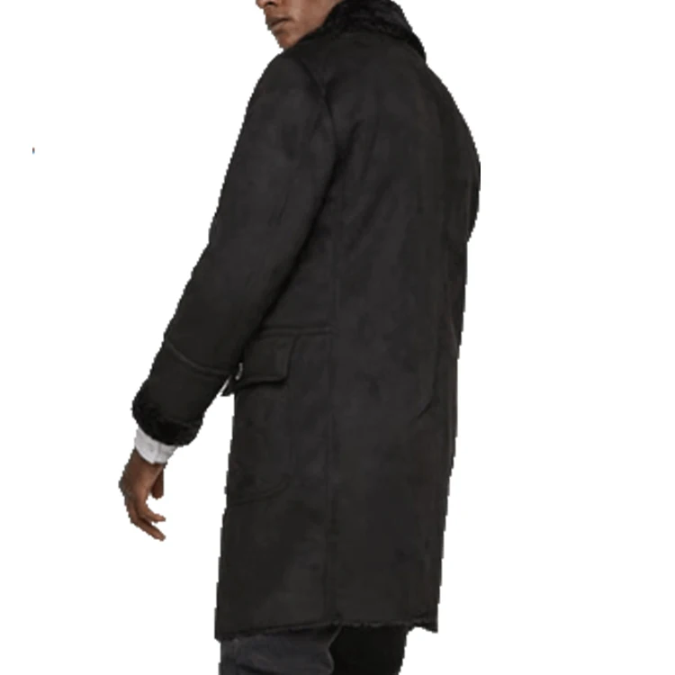 Custom winter wool overcoat mens classic dress outdoor casual west coat