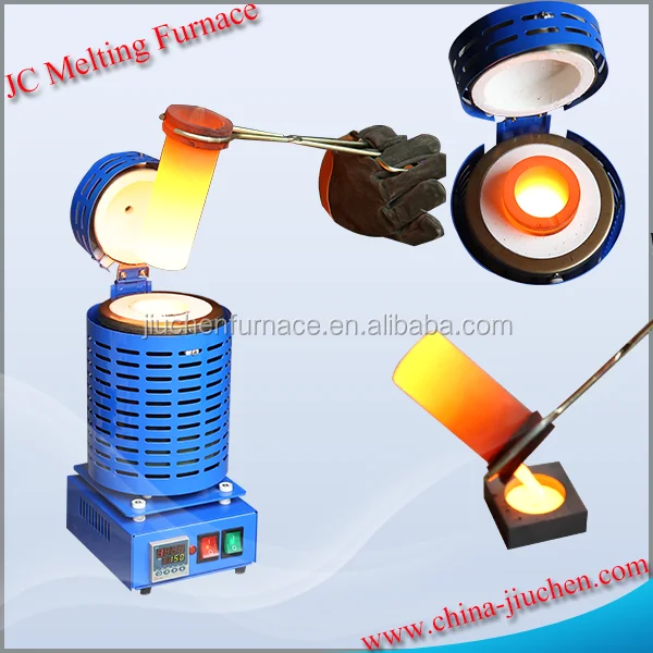 220V 1kg 2kg Capacity Gold Melting Electrical Industrial Furnace Manufacturer
