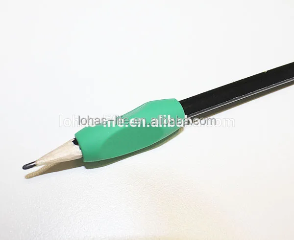 Kids writing aid silicone pen grip sleeve for kids to form good hand writing habit