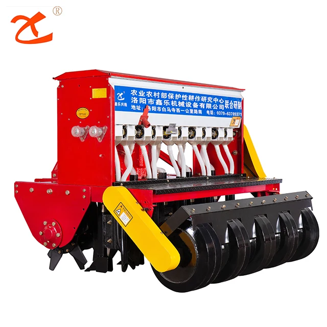 
Xinle New Design 5 row tractor mounted wheat seed drill with rotary tillage 