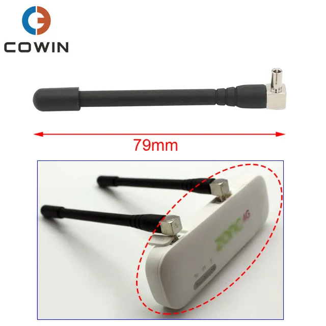  Резиновая антенна Wi-Fi 3G 4G TS9 для беспроводного маршрутизатора Huawei E5573