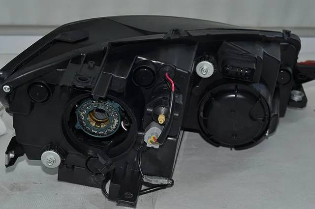 Tluuze BiLED projector lens headlight with red stripe for Golf 7.5 GTI