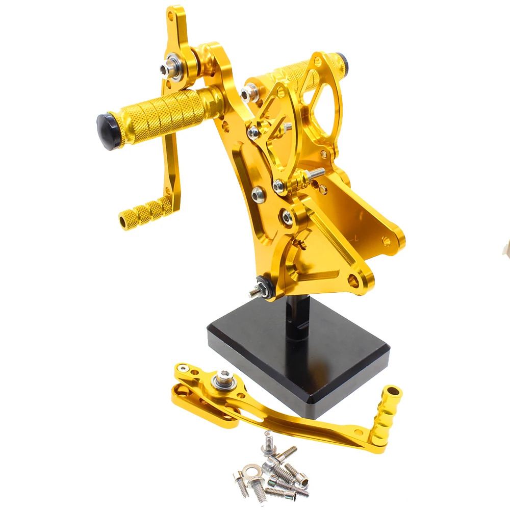 Motorcycle Racing Adjustable Brake Pedal Rearset Rear sets Footrest