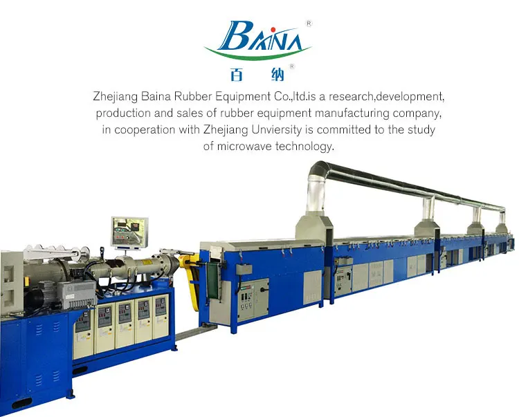 
microwave vulcanization equipment microwave rubber curing machinery production line 