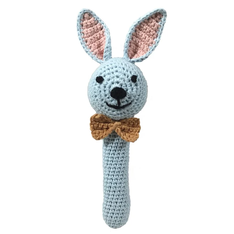 Детские игрушки ручной работы из хлопка, детские игрушки-погремушки с крючком