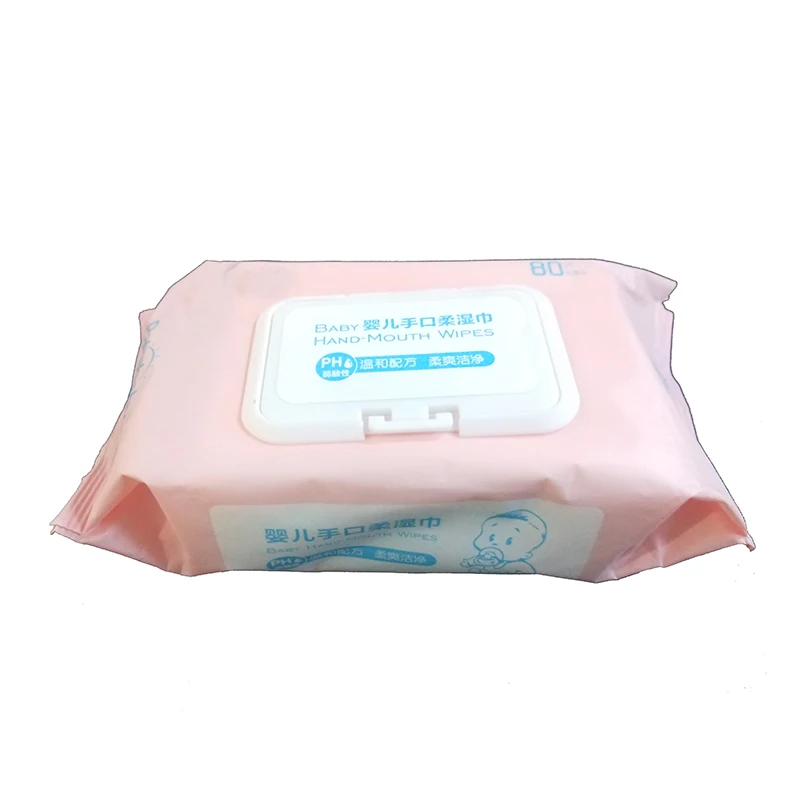 Custom Brand Logo Multi Pack Non Alcohol Antibacterial Baby Wet Wipe