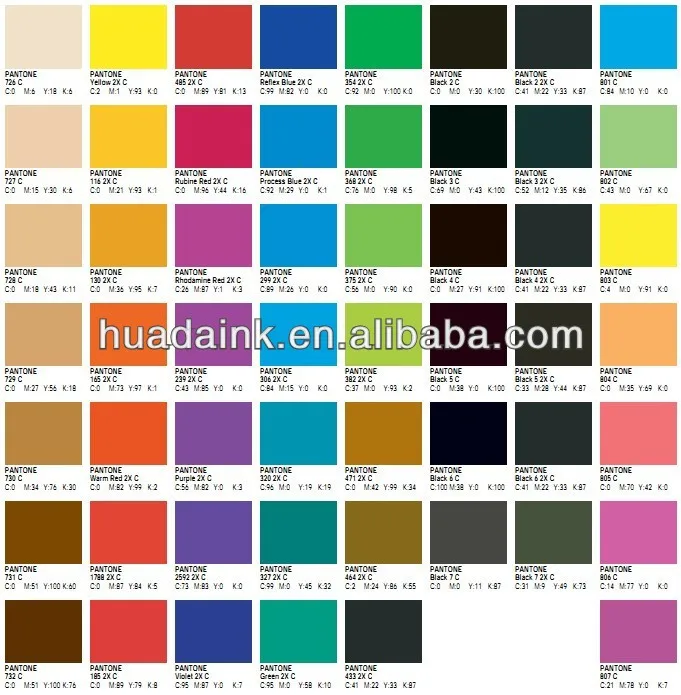 Cost effective, color consistence Pantone colors commercial sheetfed pantone inks