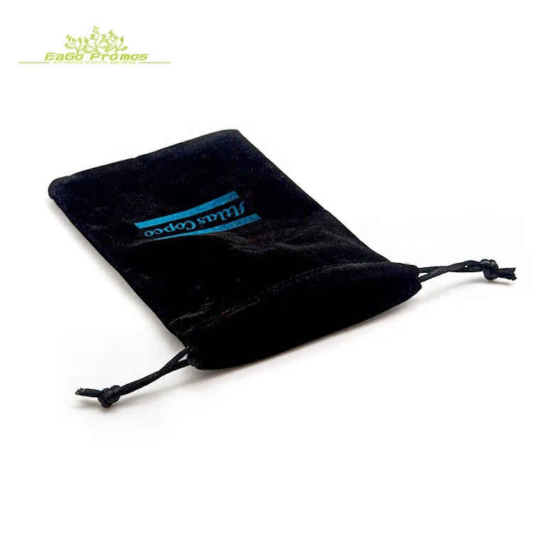 Free sample Fast delivery  any color printing velvet pouches double sided envelope jewelry pouch