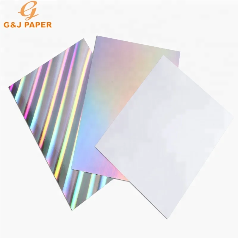 
Holographic Silver Foil Paper Sheet or Roll for Packaging 