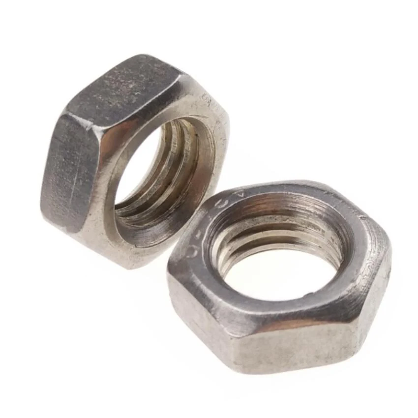 304 Stainless Steel Hex Nuts for Screws Bolts M6 Standard DIN 934