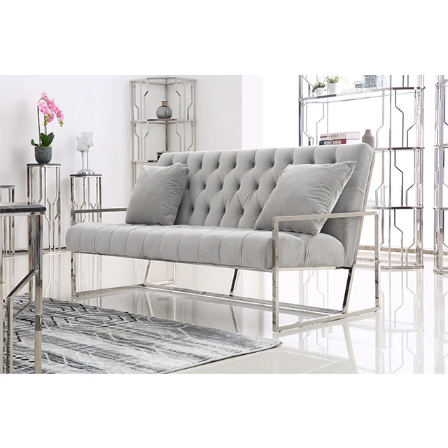 metal sofa frame designs steel pipe sofa set stainless steel frame reclining sofa