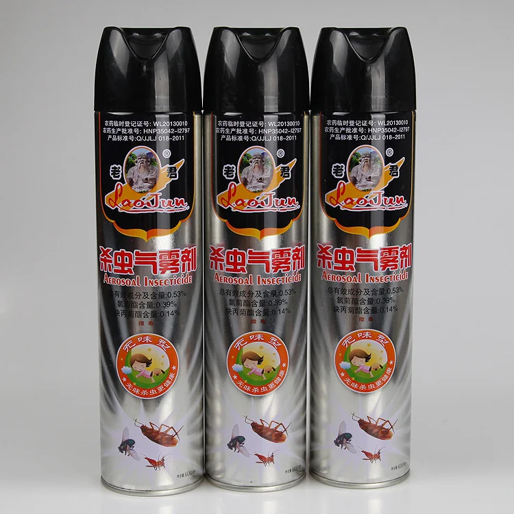 China High Quality Smokeless 600ml Aerosol Insecticide
