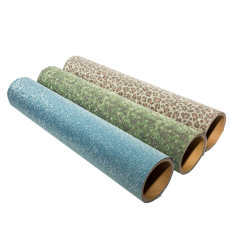 Hot melt TPU HTV Heat Transfer Glitter Vinyl for Clothing