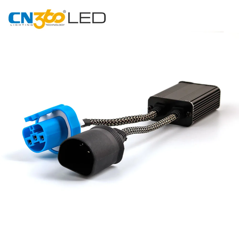 Автомобильные светодиодные фары Canbus предупреждение Canceller Decoder H4 H13 9004 9007