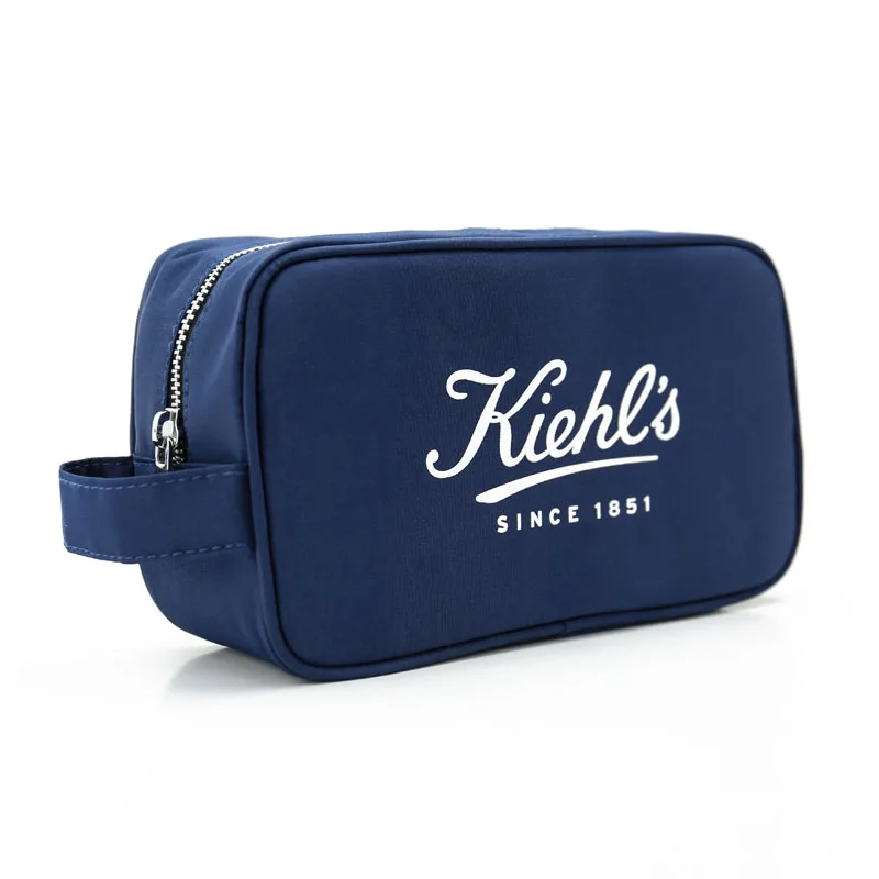 Fashion Portable Mens Canvas Makeup Travel Hanging Toiletries Bag For Men Storage Cosmetic Bag