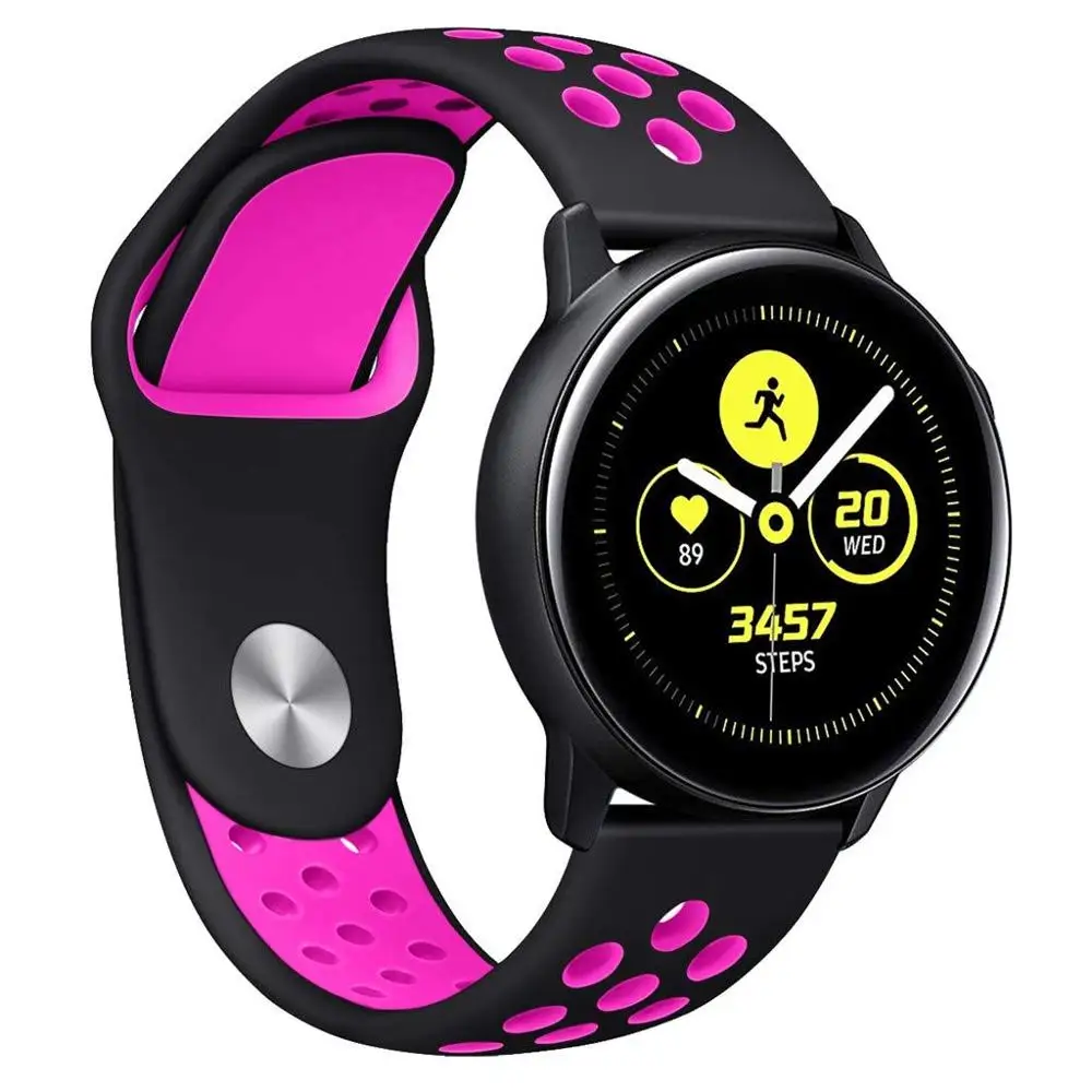  Ремешок силиконовый для мужчин и женщин сменный спортивный браслет Samsung Galaxy Watch 40 мм/42 мм
