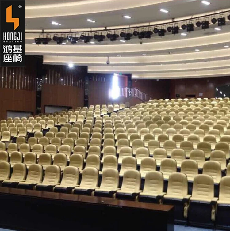 Hot Sale 3D Cinema Chair , Theater Seating With Cupholder