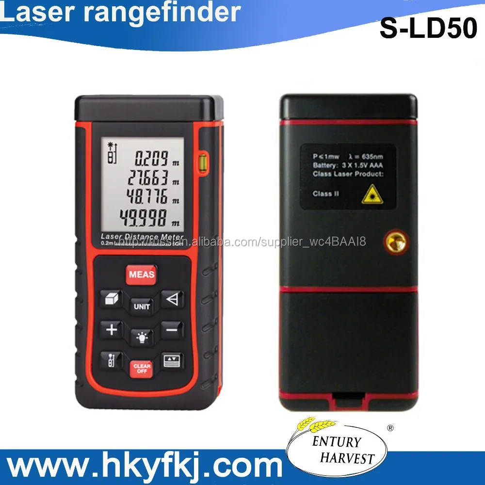 Цифровой лазерный дальномер, гольф дальномер 50 м