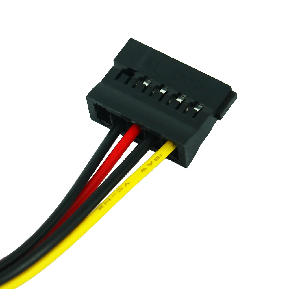 
4 Pin IDE Male to Sata Cable Female 15PIN Molex Connector Power Cable Adapter 