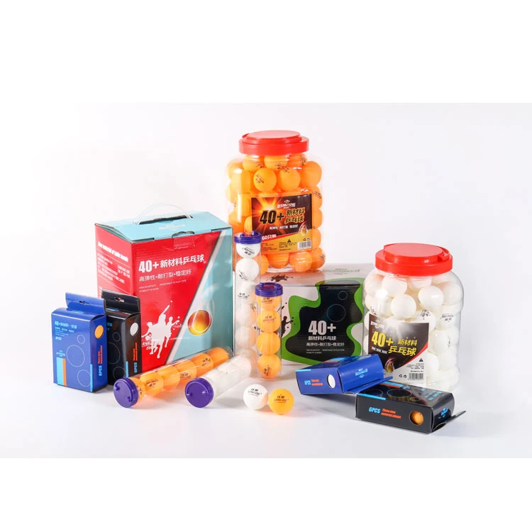 40+ training pingpong ball nonflammable International standard ABS new material table tennis balls