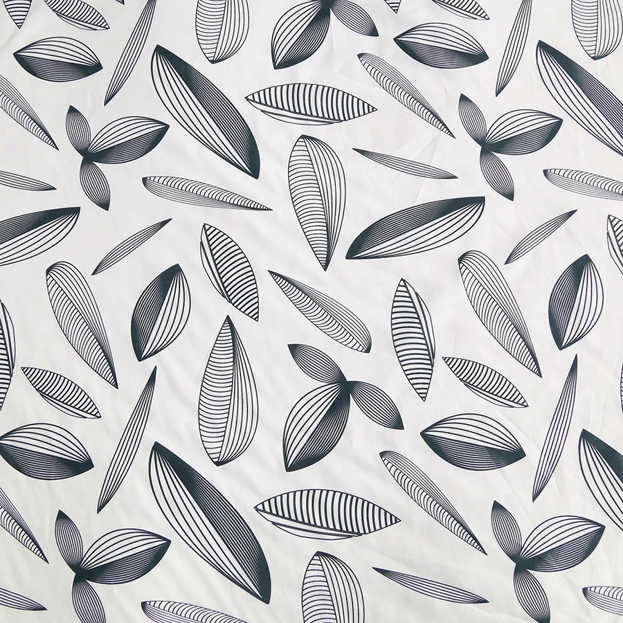 Low MOQ digital printing lead pattern on 100% cotton poplin woven fabric for shirt