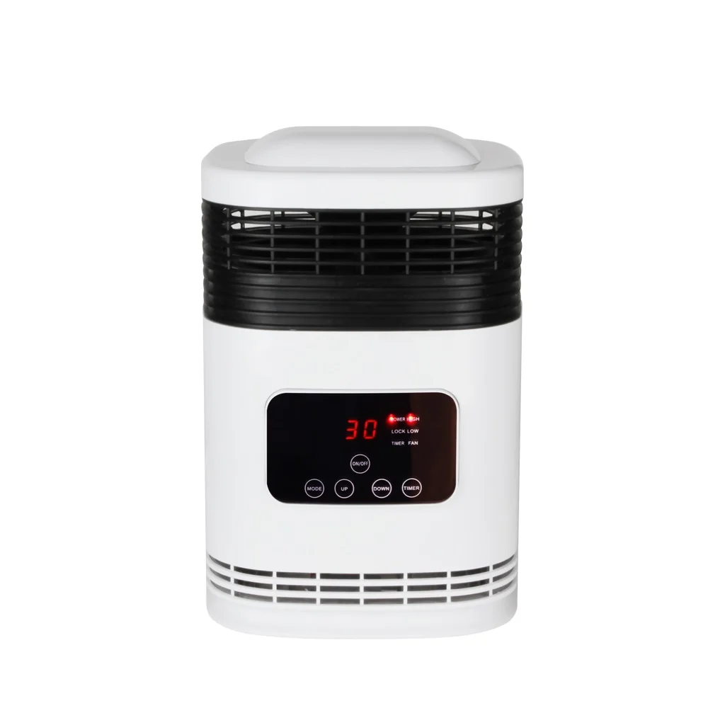 KONWIN PTC Ceramic Electric Digital 360 Degree Air-out Portable Mini Space Fan Heater
