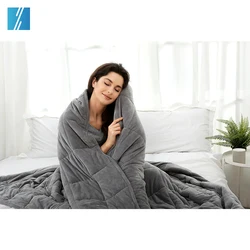 Оптовая продажа от производителя, дешевое, большое, 7 фунтов, 20 фунтов, 30 фунтов, вязаное бамбуковое утяжеленное Сенсорное одеяло