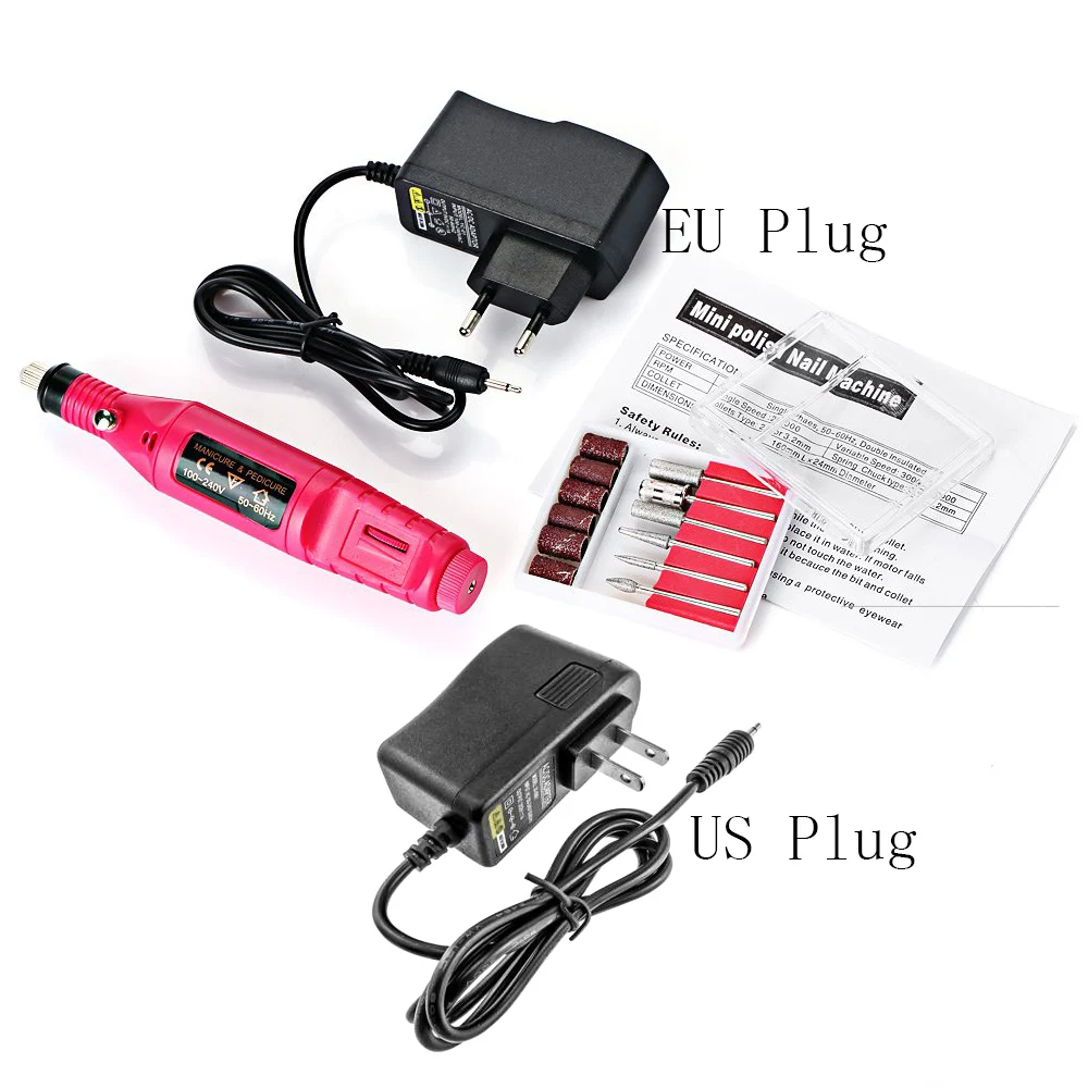 Polish tools machine Mini electric nail drill for personal use