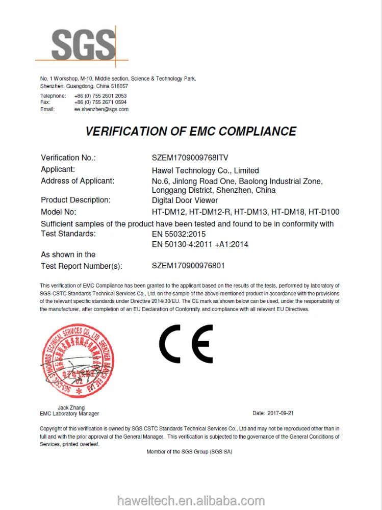 3.5inch HD image click lcd digital door viewer