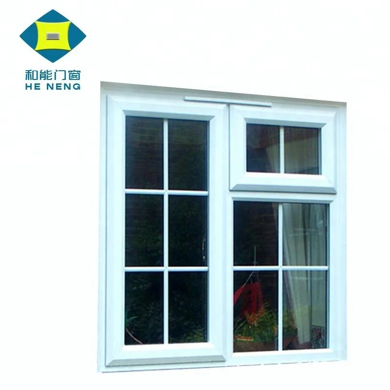 PVC  Casement Windows With Grills Design windows and doors casement windows