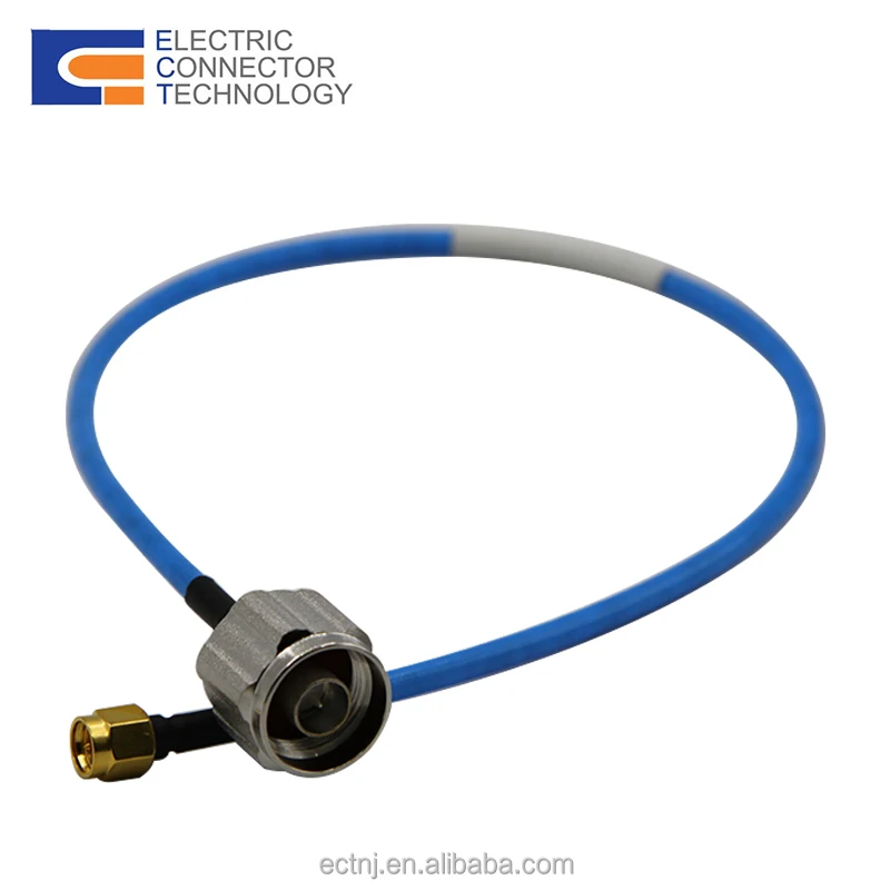 N мужчины к SMA мужской синий антенна прямой разъем с. 141 кабель