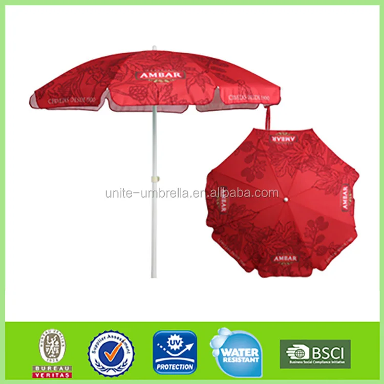 
6ft включает в себя пляжный зонтик с цифровым трансферная печать зонт из полиэстера L-b078 